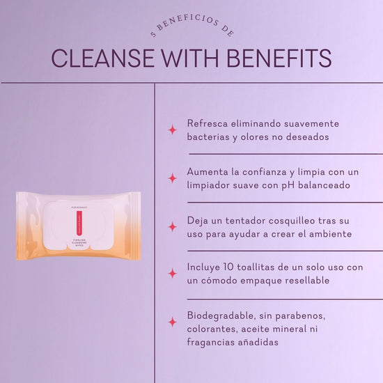 Cleanse With Benefits- Toallitas
