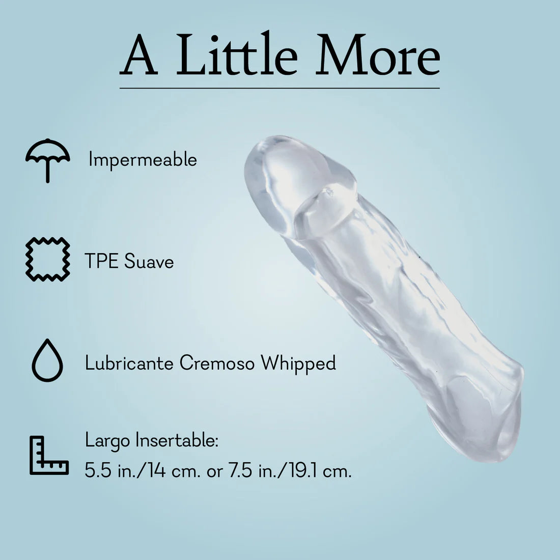 A LITTLE MORE- UN POCO MAS