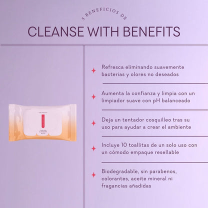 CLEANSE WITH BENEFITS- TOALLITAS