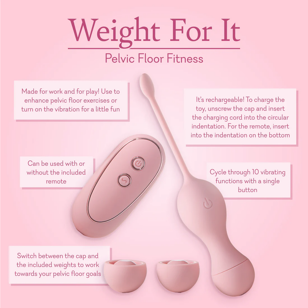 Weight For It - Pelvic Floor Fitness(pesas vibrantes)