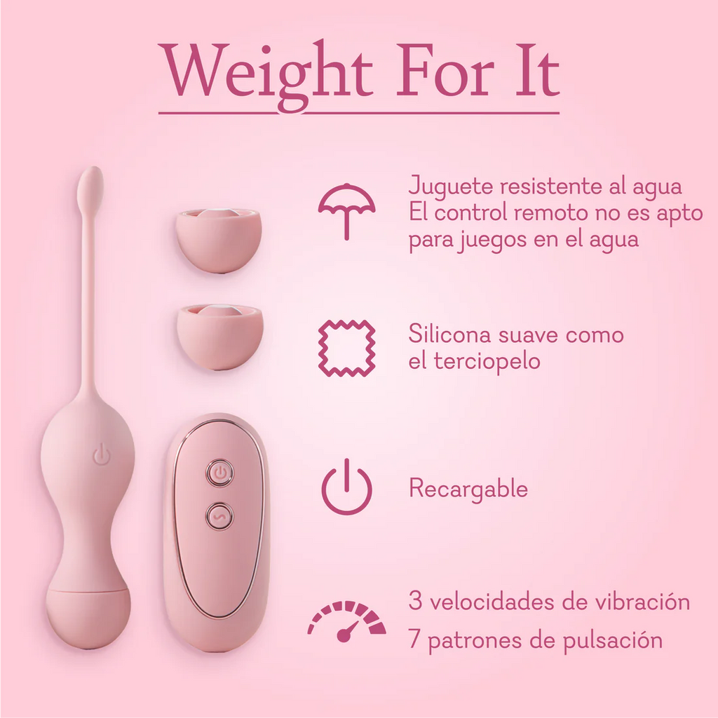 Weight For It - Pelvic Floor Fitness(pesas vibrantes)