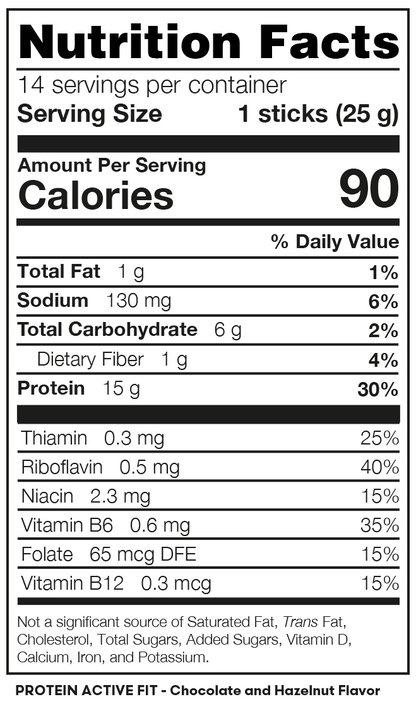 Protein Active Fit- Chocolate & Avellanas