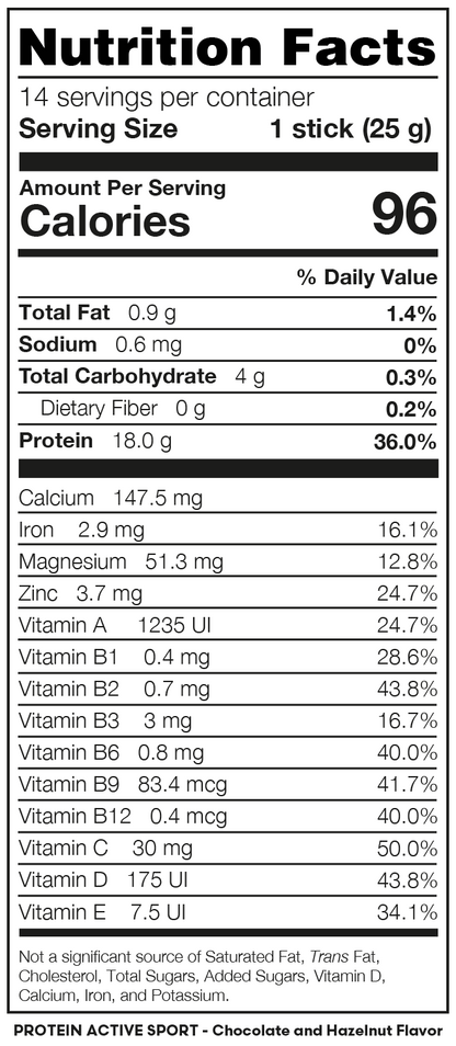 Protein Active Sport- Chocolate & Hazelnut